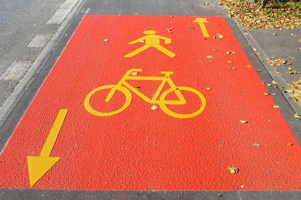 Red cycle route
