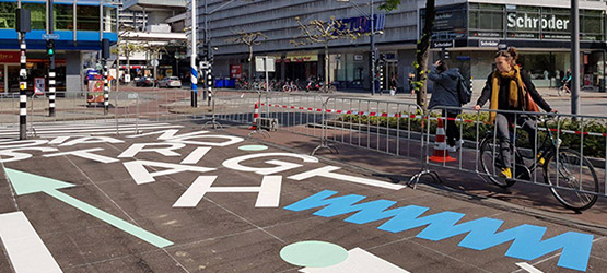 Arte callejero en  Westblaak Rotterdam